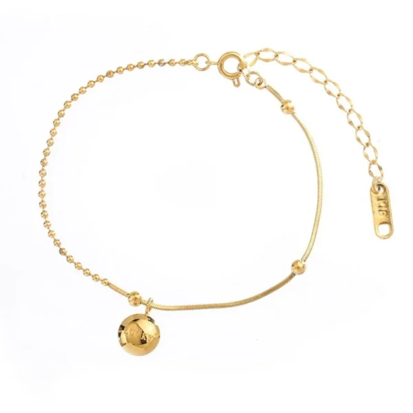 Anklet – Lucky Disc Bead Chain