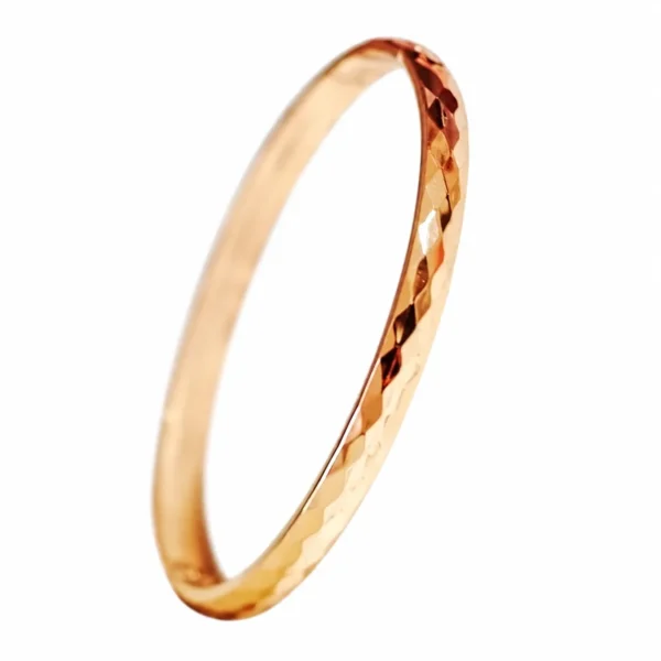 Faceted Slim Bangle