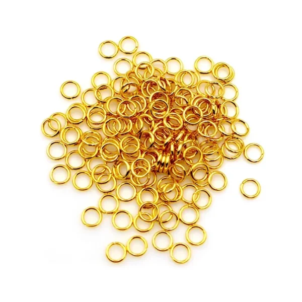 Polished Gold Jump Ring Accessories