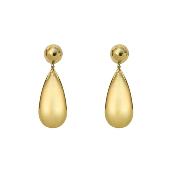 Drop Earrings Ball Stud Teardrop