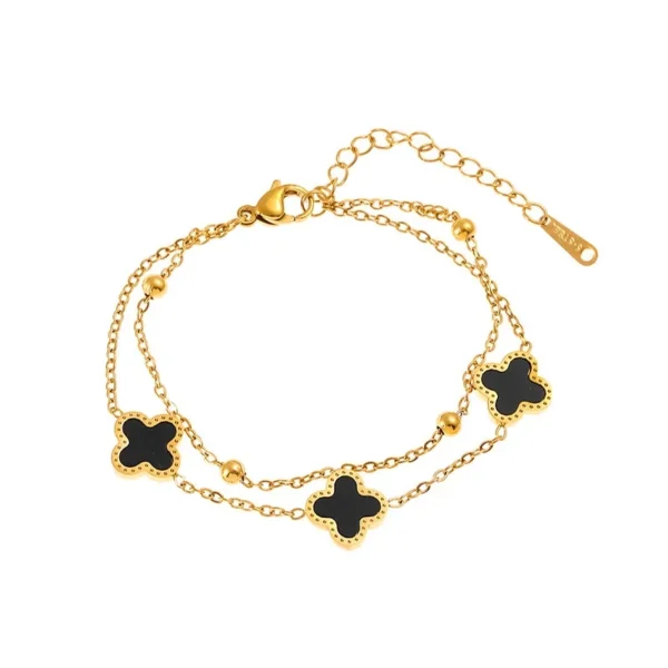 Double Fine Chains & Black Clover Motifs Anklet
