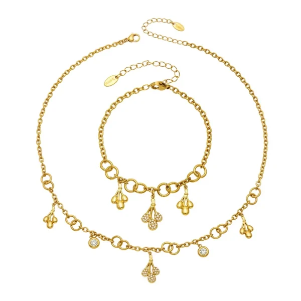 Oval-Link CZ Jewellery — Choose Your Piece
