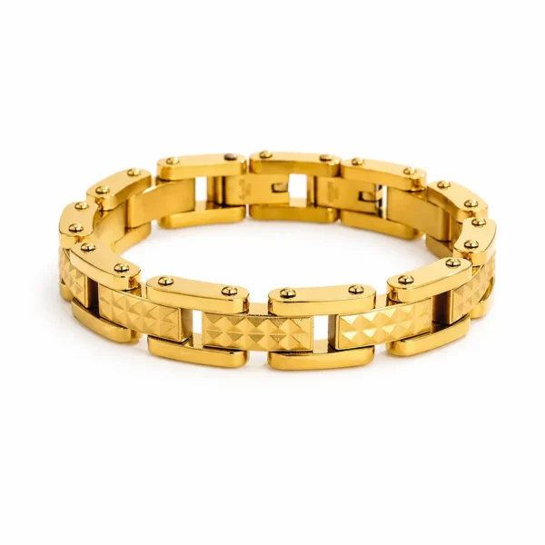 Pyramid Link Bracelet