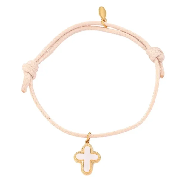 Cross Bracelet Set, Braided Cord