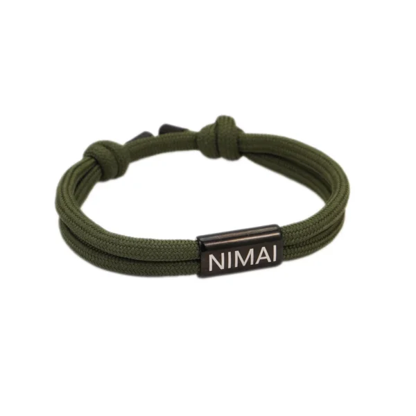 Cord Bracelet with Double-Strand Knot Closure