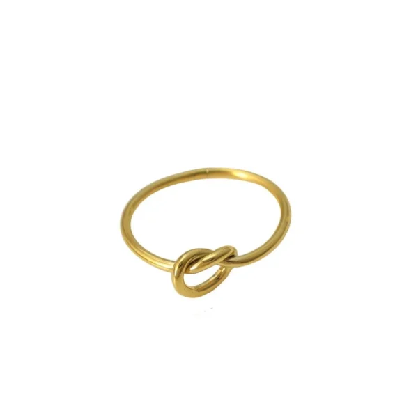 Knotted Band Ring