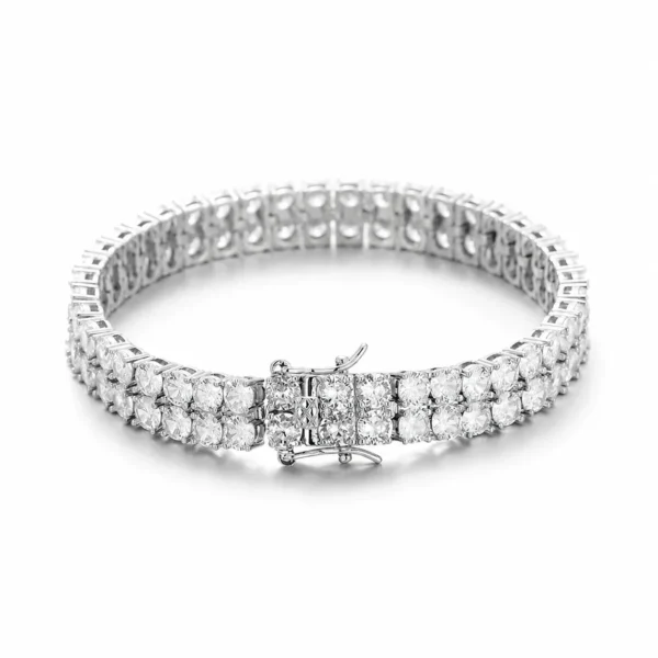 Double Row CZ Bracelet