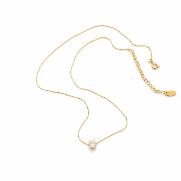 Solitaire Pendant Necklace