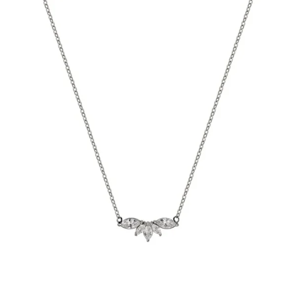 Marquise CZ Cable Necklace