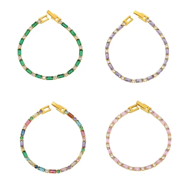 Baguette CZ Tennis Bracelet