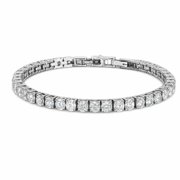 3 mm Round CZ Tennis Bracelet