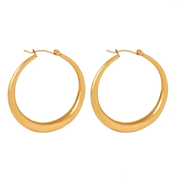 Dome Hoop Earrings