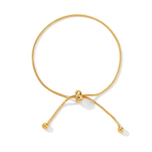 Adjustable Snake Chain Slider Anklet