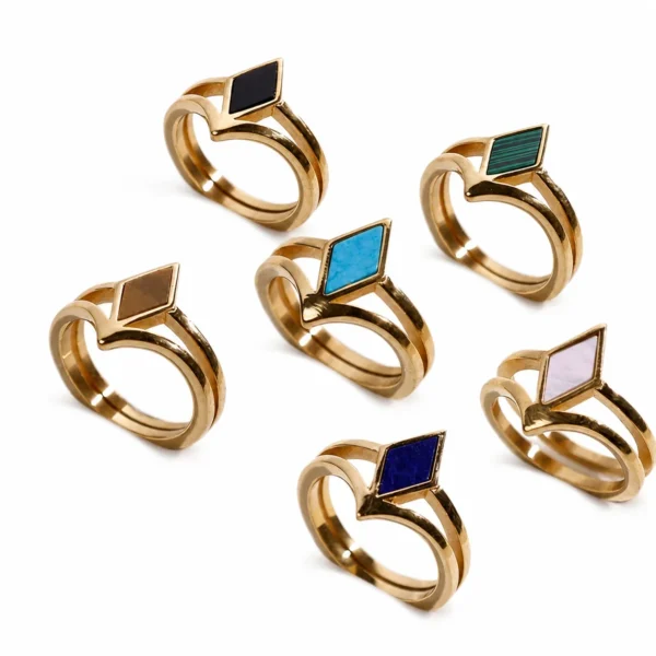 Rhombus Signet Ring