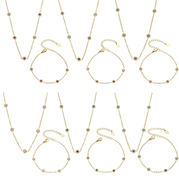 Bezel CZ Station Jewellery — Choose Your Piece