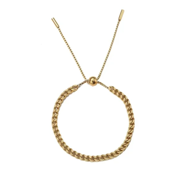 Cuban Link with Slider Chain Bracelet
