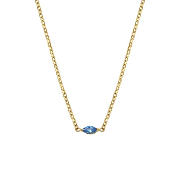 Necklace Marquise CZ Station
