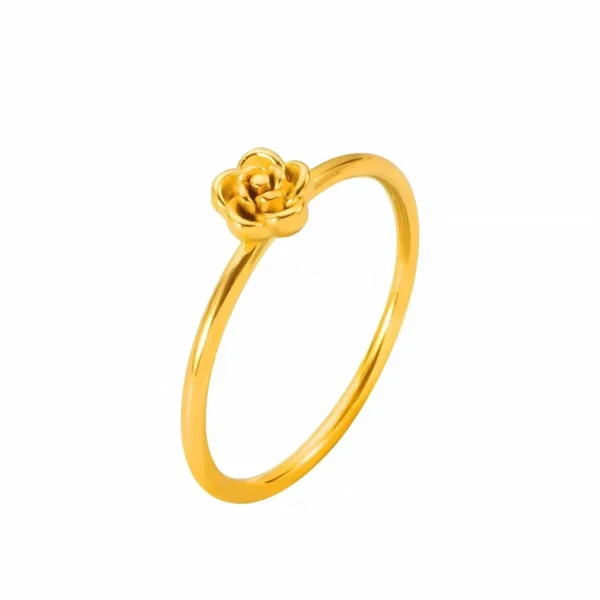 Rose Slim-Band Ring