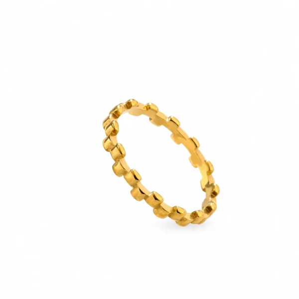 Square-Link Stacking Ring