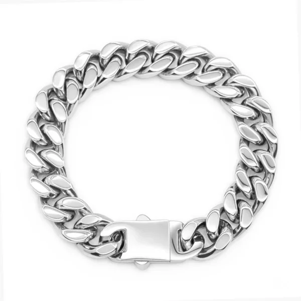 Cuban Link Box-Clasp Bracelet