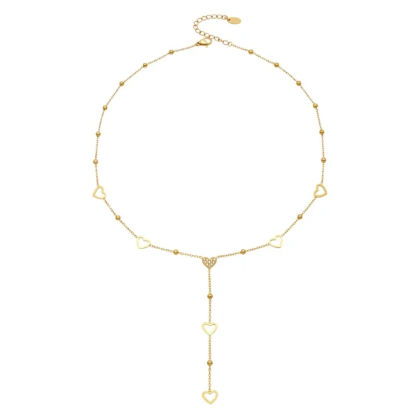 Romantic Heart Y Necklace