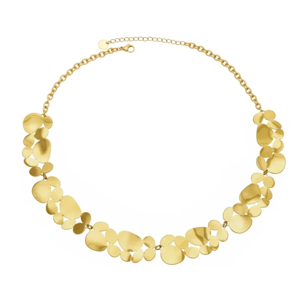 Molten Disc Necklace