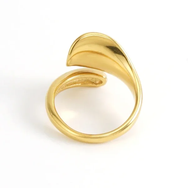 Open Petal Dome Ring