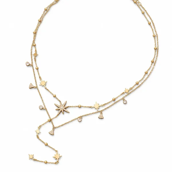 Star Bead Y Necklace — Choose Your Piece