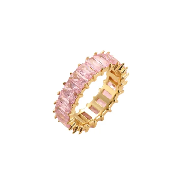 Baguette Cubic Zirconia Eternity Ring