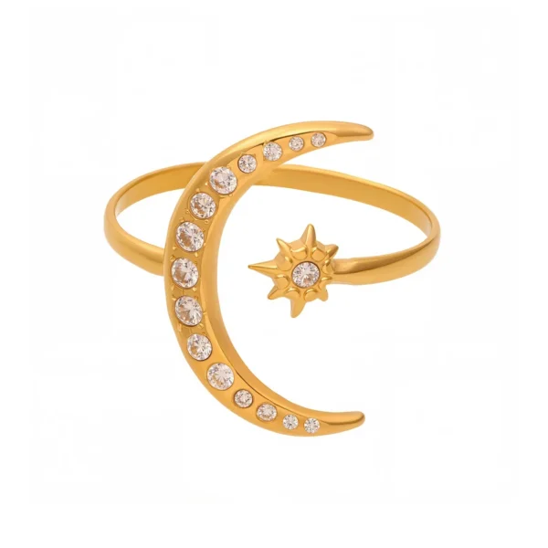 Celestial & Cross CZ Open Rings