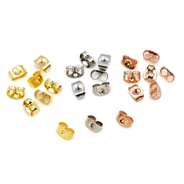 Polished Butterfly Earring Backs