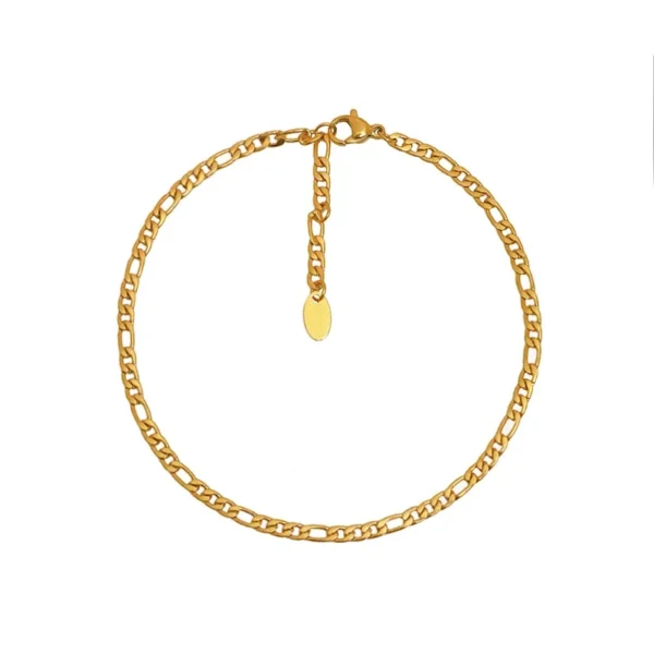 Slim Figaro Link Anklet