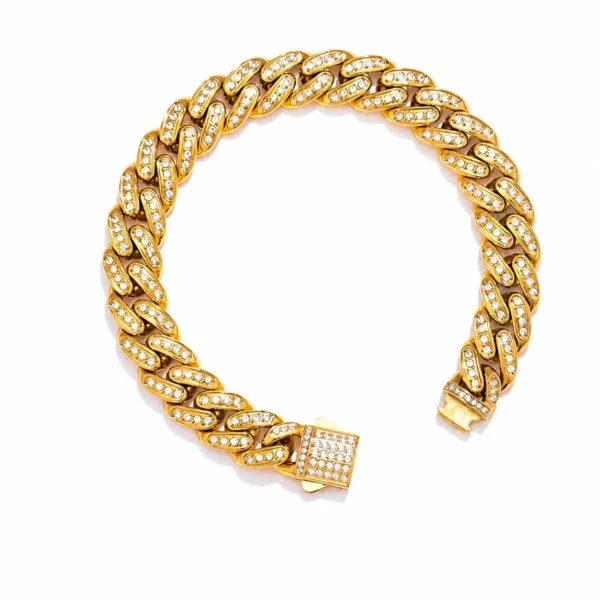 Pavé Cuban Link Chain Bracelet