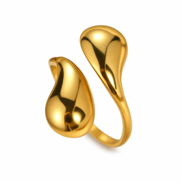 Open Teardrop Ring