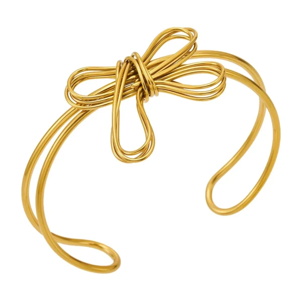 Bow Open Cuff