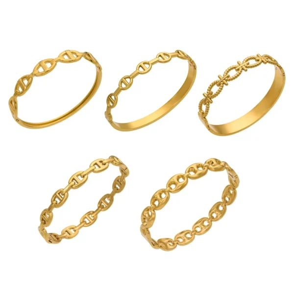 Oval Link Bangle