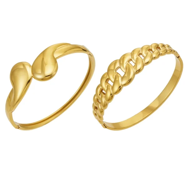 Teardrop Curb Bangle