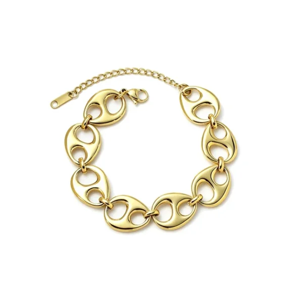 Chain Necklace Oval Open-Link