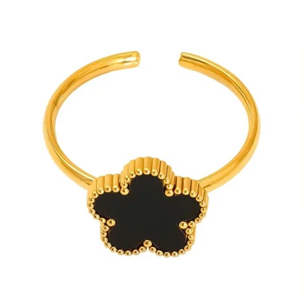 Open-Front Motif Stacking Ring