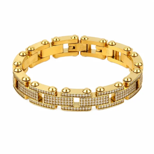 CZ Link Chain Bracelet