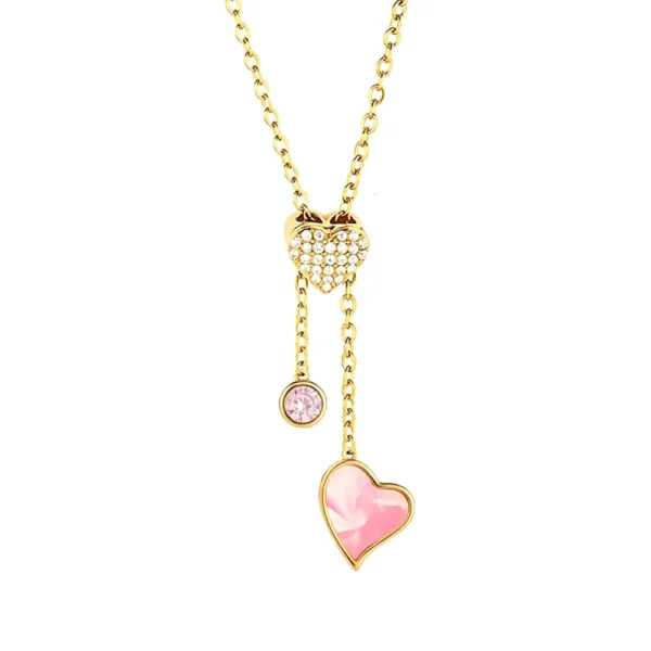 Pavé & Polished Motif Pendant Necklaces