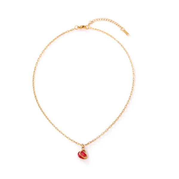 Heart Crystal Necklace