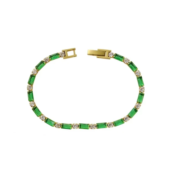 Tennis Bracelet Baguette CZ