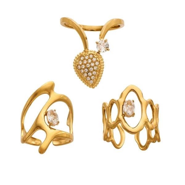 Oval Stone Statement Ring