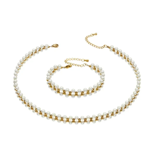 Shell Pearl Ball Bead Jewellery — Choose Your Piece