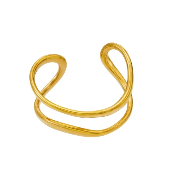 Fluid Double-Line Open Cuff