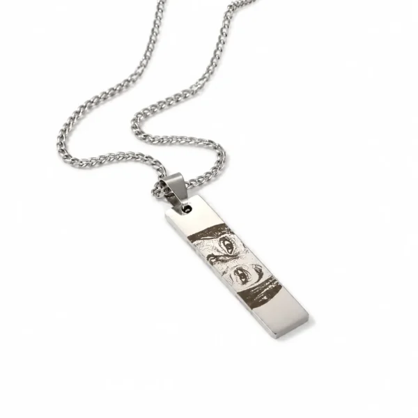Blank Bar Pendant Necklace