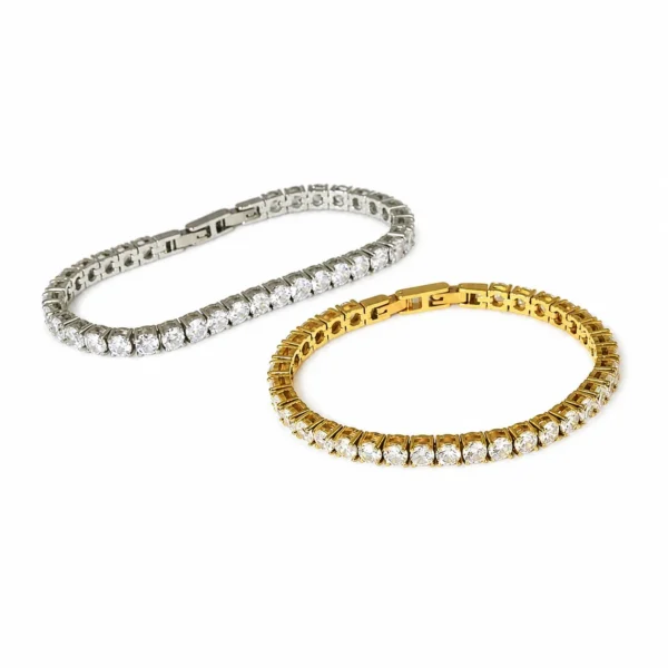Brilliant Round CZ Tennis Bracelet